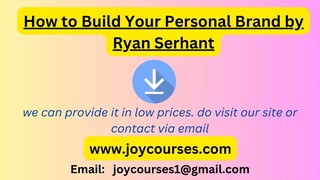 How to Build Your Personal Brand by Ryan Serhant