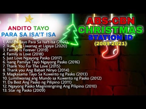 ABS-CBN Christmas Station ID Compilation  (2009-2021) Non-Stop Playlist