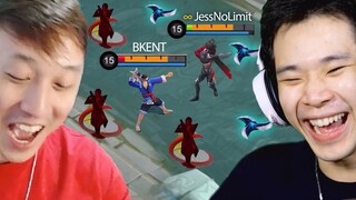 Jess No Limit VS Brandon Kent - Mobile Legends