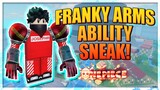 Franky Cyborg Arms Abilities Sneak Showcase in A One Piece Game