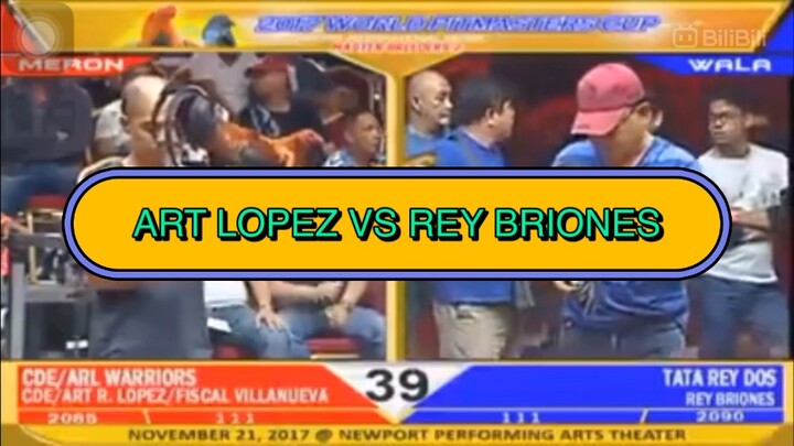 ArtLopez vs REY BRIONES