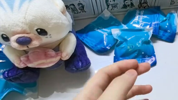 Genshin Impact Tas Buta Makhluk Fantasi Seri Laut Asli Unboxing