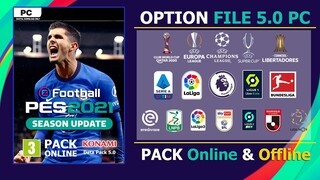 วิธีลง+รีวิว eFootball PES 2021 OPTION FILE V5.0 PC