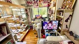 It took five years to create this meticulously crafted 2D otaku room, the ultimate fat otaku happy h
