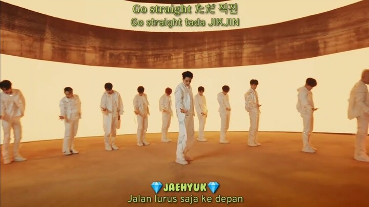 (MV IndoSub) TREASURE (트레저) - JIKJIN (직진) (Japanese Ver.) easy lyrics (LA_KHILDA)