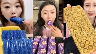 [ASMR] THÁNH ĂN ĐÁ| Ăn Đá lạnh, chocola đông lạnh đa màu sắc| Ice Eating MUKBANG SATİSFYİNG#94