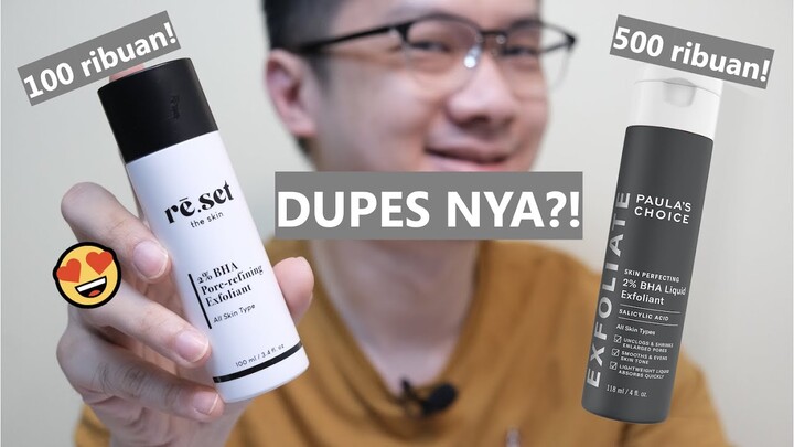 Updated Review! Reset the Skin 2% BHA Pore-refining Exfoliant. Dupes Paula's Choice Toner?