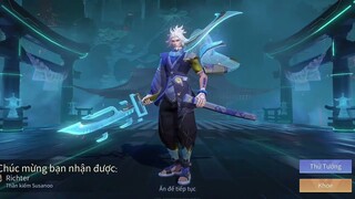 16 giấy vẻ bùa nhận đc skin gì??