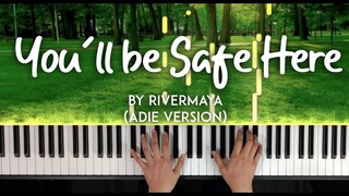 You'll Be Safe Here by Rivermaya (Adie version) piano cover  | lyrics + sheet music