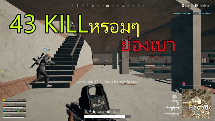 PUBG LITE ไล่ยิงมันๆ TEAMKILL 43 ตัว หรอมๆ !!! FPP|squad:MIRAMA