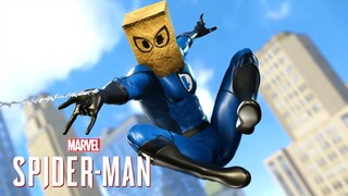 Marvel's Spider-Man PS4 - Bombastic Bag-Man Suit Free Roam Gameplay Showcase!