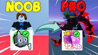 Going From NOOB To PRO in PET SIMULATOR X (F2P Player) Roblox!