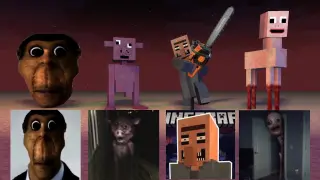 Minecraft Animation : ALL EPISODE HORROR SEASSON 12 - Monster School