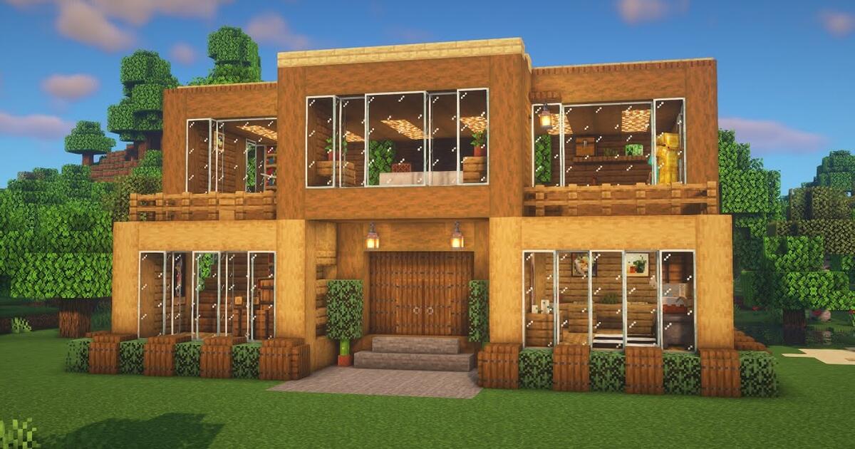 Best Minecraft Wooden House Designs Best Minecraft Wooden House Designs