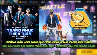 Free Fire| Hướng dẫn anh em cách nhận Free chảo vàng - Gà rán ngáo giá bán giầy và quần thiên thần!