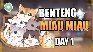 Benteng Miau Miau Day 1 : Sarang Si Bola Salju yang Kecil nan Hangat 【Genshin Impact】