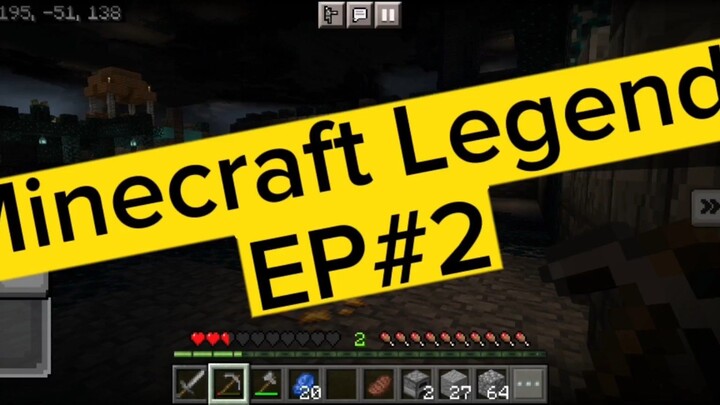Minecraft Legends: mining getting resources for new house in Minecraft EP#2
