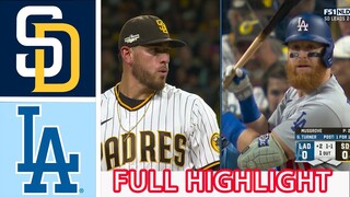Dodgers vs. Padres GAME 4, PLAY OFFS O ctober 15, 2022 - MLB Highlights | MLB Season 22