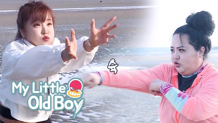 Jin Young & Sun Young Become Like Street Fighters all of a Sudden [My Little Old Boy Ep 146]