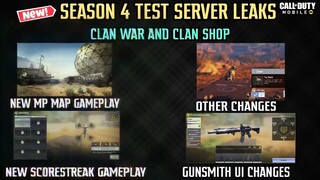 *NEW* SEASON 4 TEST SERVER | NEW MAP, SCORESTREAK | CLAN WAR | CLAN SHOP | AND MORE...