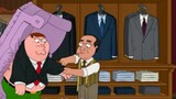 Family Guy, Pete meets God after he merges with the couch