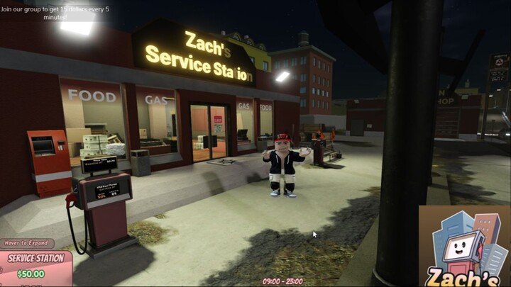 Zach's Service Station - I Try To Work On A Gasoline Station - (No Commentary)