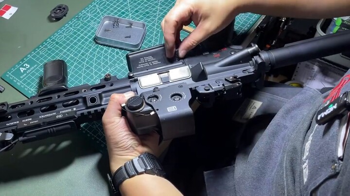 HK416 installation process of ATM wave