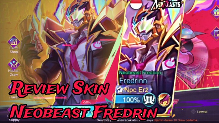 Review skin Neobeast Fredrin keren bangettt cuyy