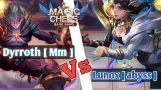 Dyrroth(mm) Vs Lunox (Abyss) 🔥 Pertarungan siang dan malam