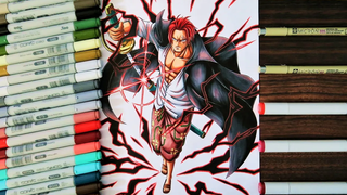 Drawing แชงค์ส Shanks - วันพีซ  One Piece