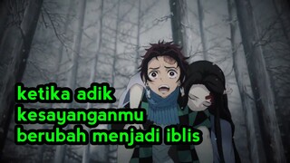Tanjiro vs Giyu - kakak ini tidak menyerah menyadarkan adiknya | NAR-AMV