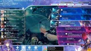 [osu! AT mode Gameplay] Sasaki Sayaka - Atlantico Blue (-Luminate) [Overdose]