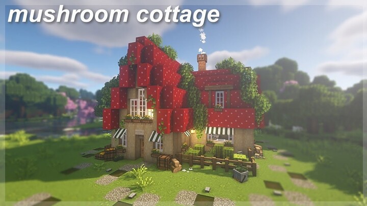 [Minecraft] Storybook Mushroom Cottage 🍄🌿 | CIT Resource Packs