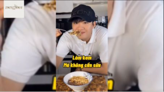 Làm kem mà không cần sữa #anngon