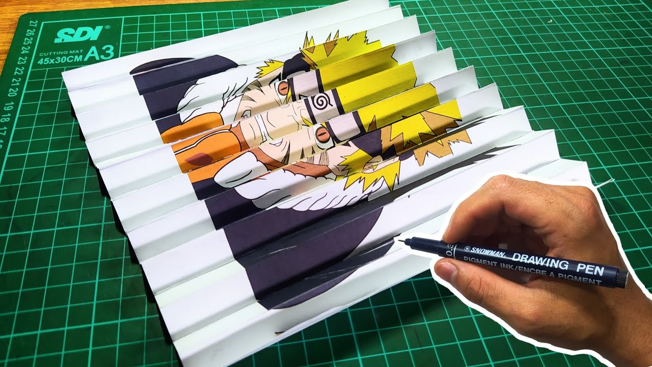 Naruto realista - Speed drawing