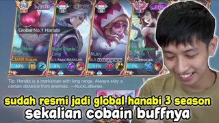 HANABI BUFF MENURUT GW GLOBAL 1 HANABI 3 SEASON BERUNTUN, KEREN JUGA YA BIJI GLOBAL 1 NYA