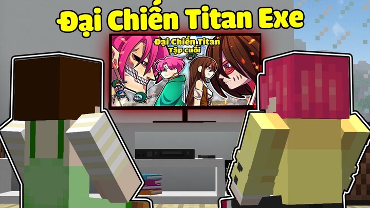 VÌ SINH TỐ TEAM KHÔNG TRẢ NỢ NÊN HIHA QUYẾT ĐỊNH BIẾN TITAN ĐÒI NỢ TRONG  MINECRAFT    YouTube