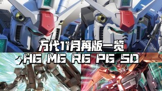 Daftar Gunpla Reissue Bandai November 2024! RG Gundam GP01 dibangkitkan! 00 Series Season 2 HG juga 