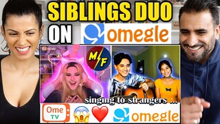 SIBLINGS DUO surprising strangers with songs... ft. Lil sister - Sobit Tamang - REACTION!!