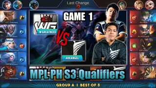 Game1 ArkAngel VS Witness Greatness MPL PH S3 Qualifiers