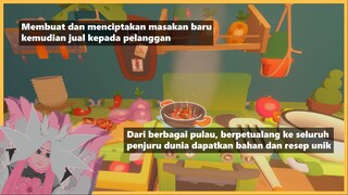 -+[Menciptakan menu baru, bertemu dengan pelanggan baru, dan berkeliling dunia]+-