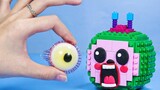 เลโก้ Cocomelon Eyeball Jelly Earth Jelly Muk Show \ Stop Motion Cooking & ASMR