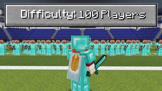 1 Player vs 100 Players Minecraft Pero...(Tagalog)