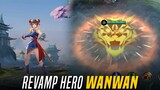 【REVAMP】NEW WANWAN REVAMP Short Gameplay | Mobile Legends: Bang Bang