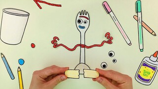 [Stop-motion animation] Give myself a gift, my own Forky figurine | SelfAcoustic