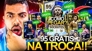 95+ DE GRAÇA NA TROCA! 😱 COMO PEGAR NOVOS 95 DO GAME & NOVA CONTRATAÇÃO MISTERIOSA 🔥🤯 - FC MOBILE 24