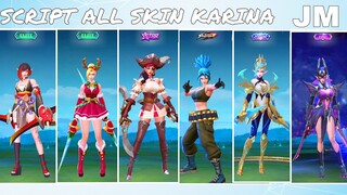 Mobile Legend - Script All Skin Karina Full Effect Voice No PassWord | Jin Moba