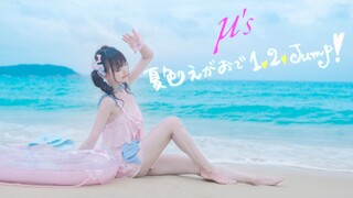 【凡茄酱】在三亚｜夏色笑容12jump！海边 泳装 元气少女！