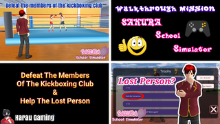 Menyelesaikan 2 Misi (Kickboxing & Lost Person)||SAKURA School Simulator 🌸