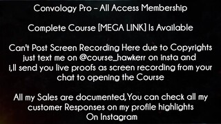 Convology Pro Course All Access Membership download